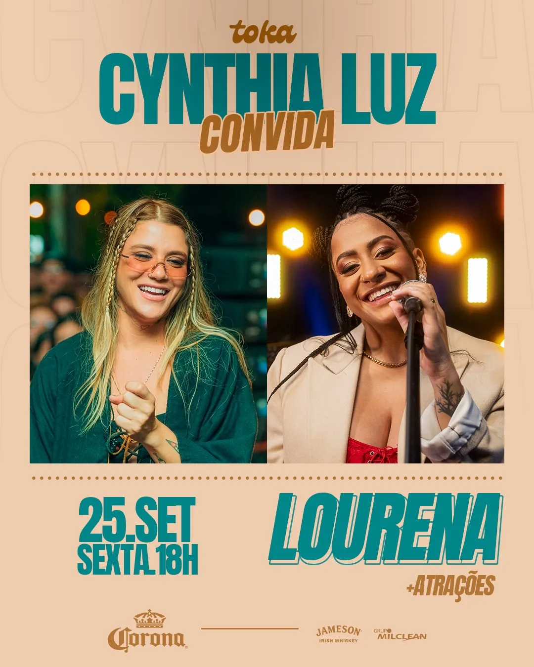Toka Club (25.09) Cynthia Luz Convida Lourena