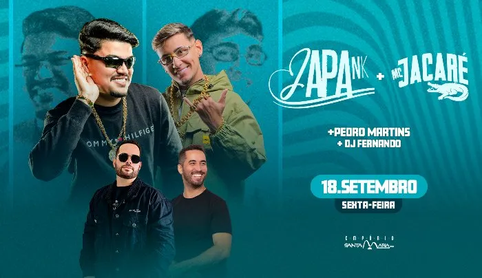 JAPA NK + MC JACARÉ - Pedro Martins + Dj Fernando