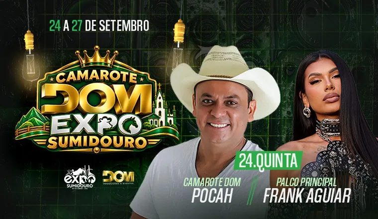 24.09 Quinta-Feira Camarote Dom - 35ª Expo Sumidouro 2026