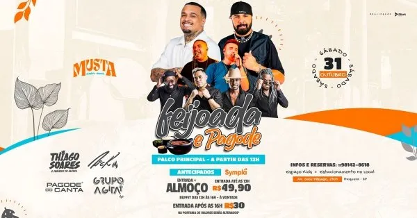 Thiago Soares - Pagode do Canta - Agitai - Rick Palco Principal no Musta Gastro Beach Itaquera