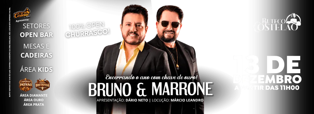 Bruno e Marrone no Buteco Costelão