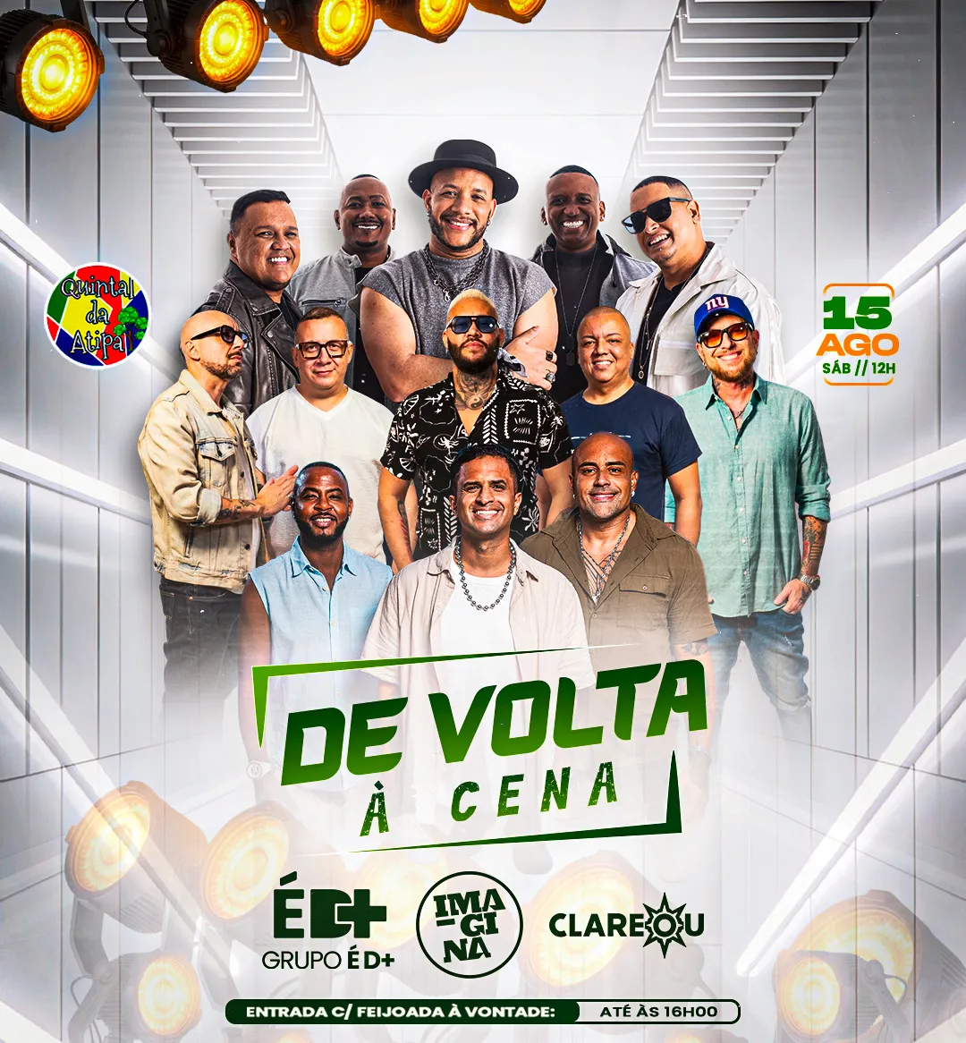 Clareou, Imaginasamba e Ed+ no Quintal da Atipa - SP