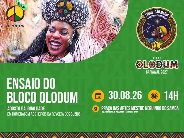 30/08 Ensaio do Bloco Olodum 2026