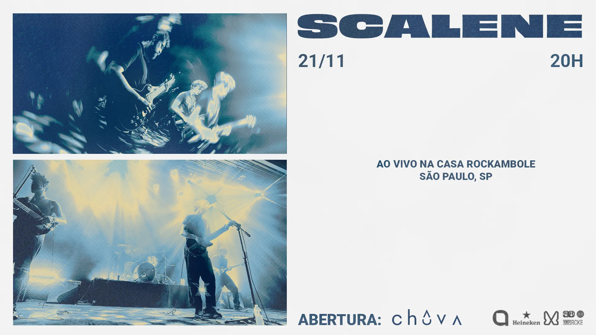 Scalene + Chuva na Casa Rockambole