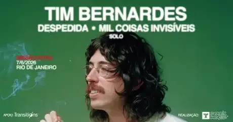 Tim Bernardes Despedida Mil Coisas Invisíveis Data Extra