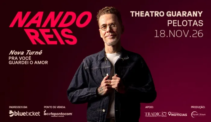 Nando Reis "Pra Você Guardei o Amor "em Pelotas