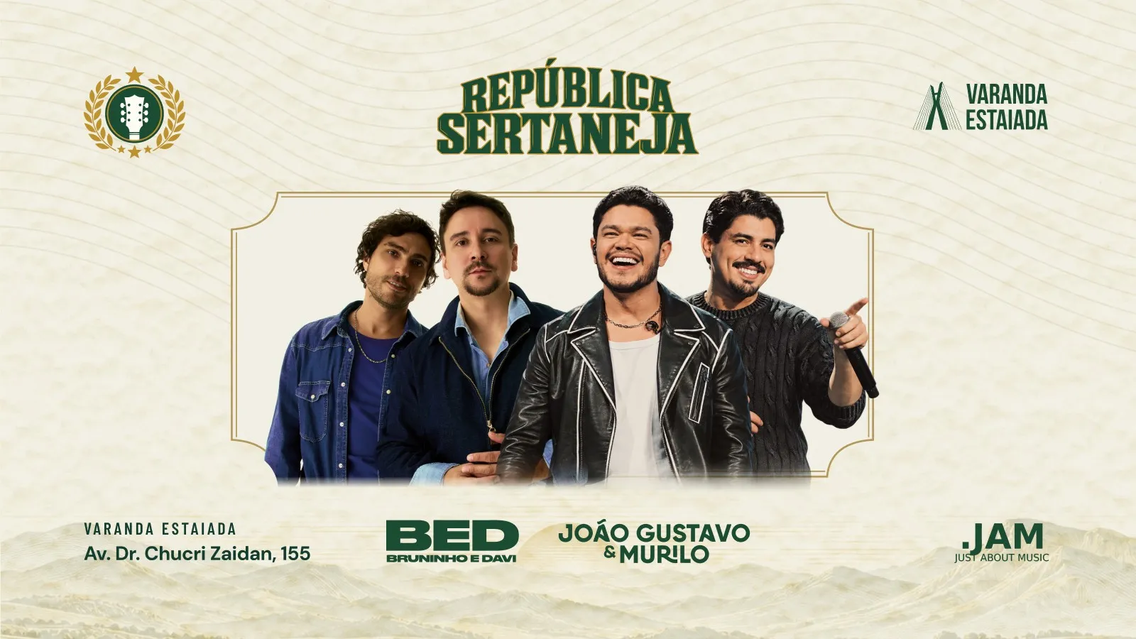 República Sertaneja com Bruninho & Davi + João Gustavo & Murilo