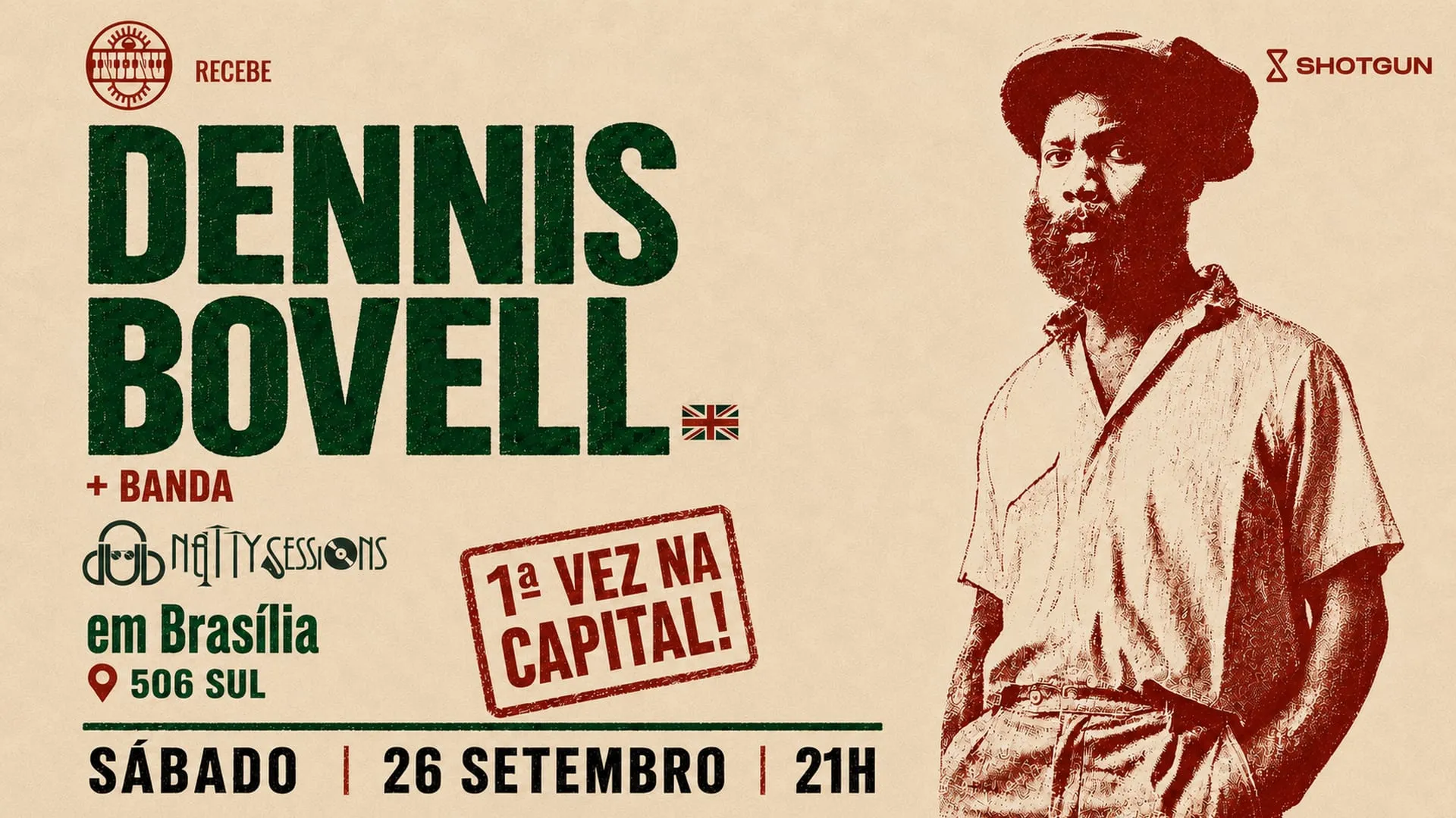 Infinu Recebe Dennis Bovell (Uk) Em Brasília
