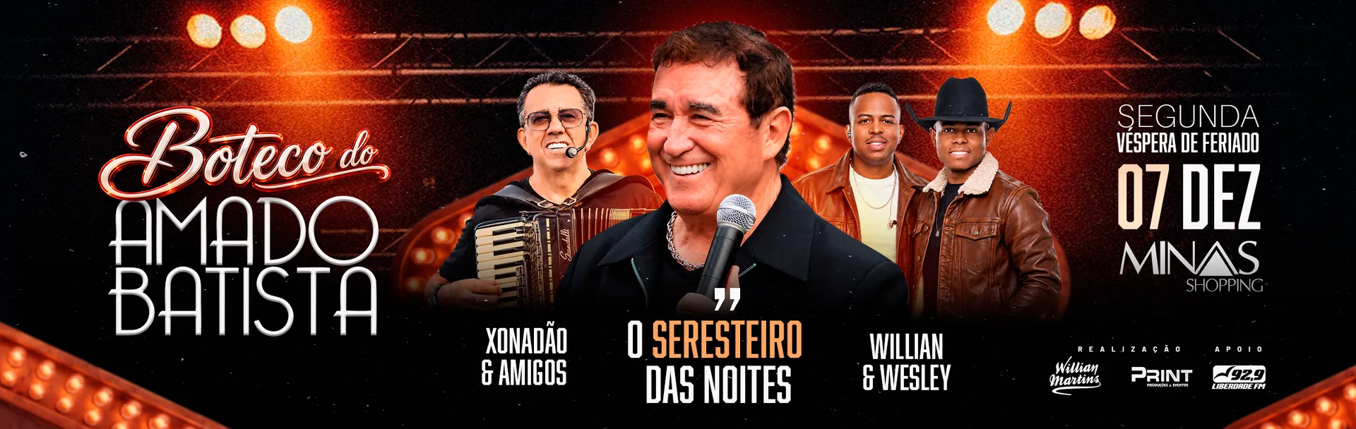 AMADO BATISTA no Minas Shopping | 07/12