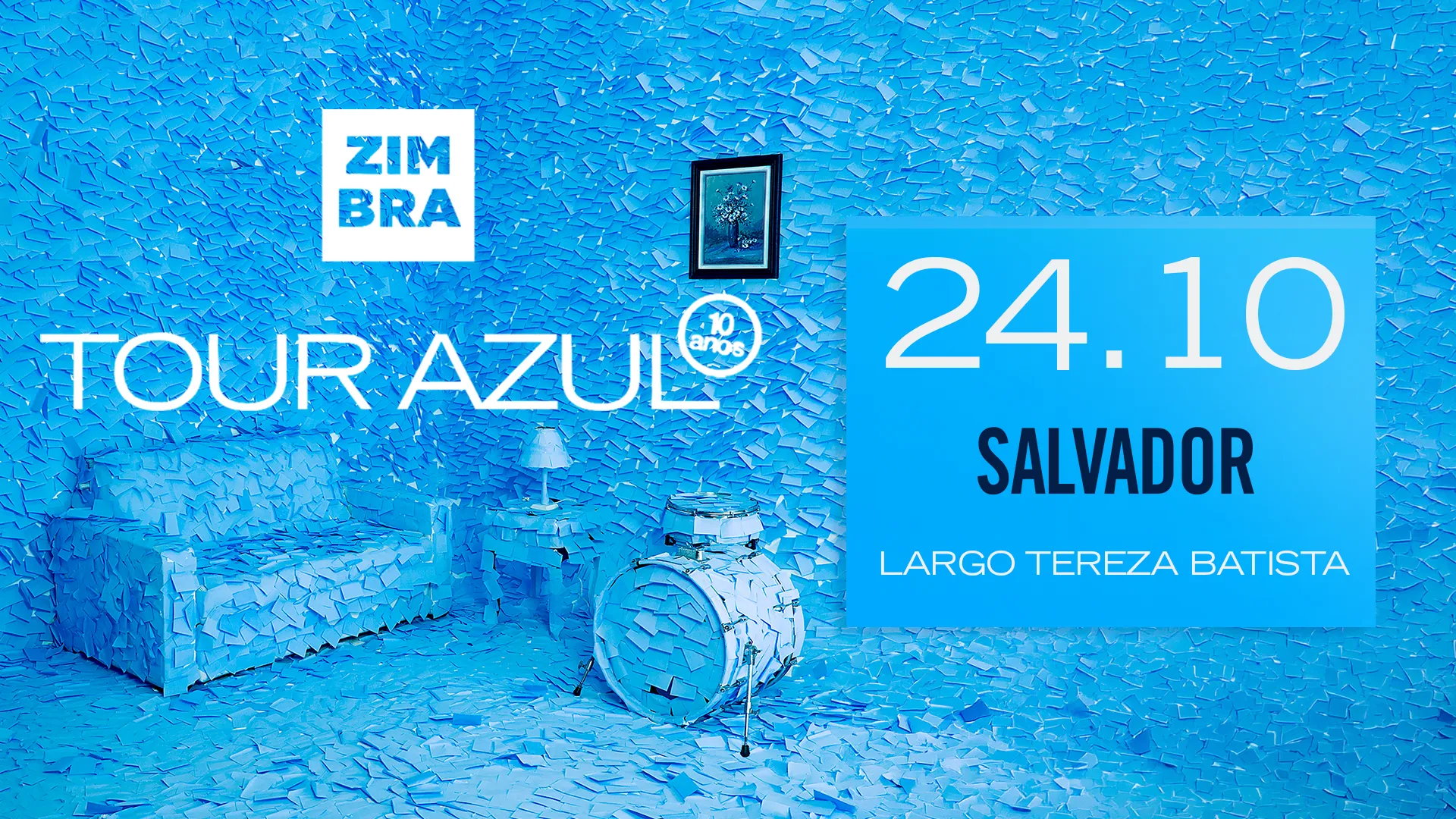 Zimbra em Salvador - Tour Azul 10 Anos