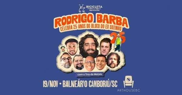 Rodrigo Barba | 25 Anos do Bloco do Eu Sozinho em Balneário Camboriú / SC